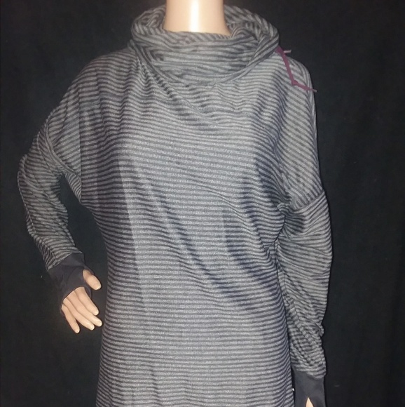 Mondetta Sweaters - Mondetta soft cowl neck striped
